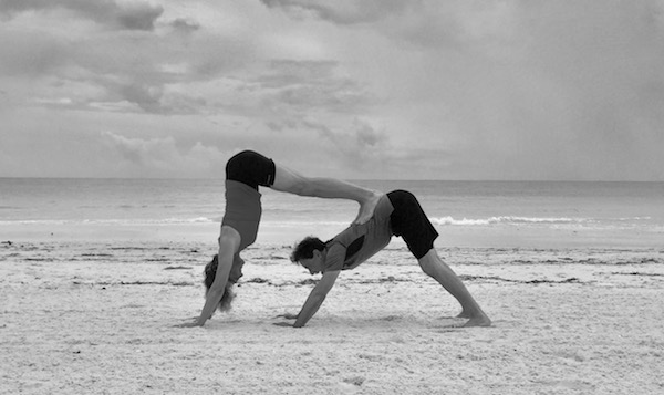 Debbie Flamini and her husband do yoga to live well with Parkinson's