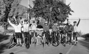 Parkinson's Peloton before starting to ride Iron Horse 2017