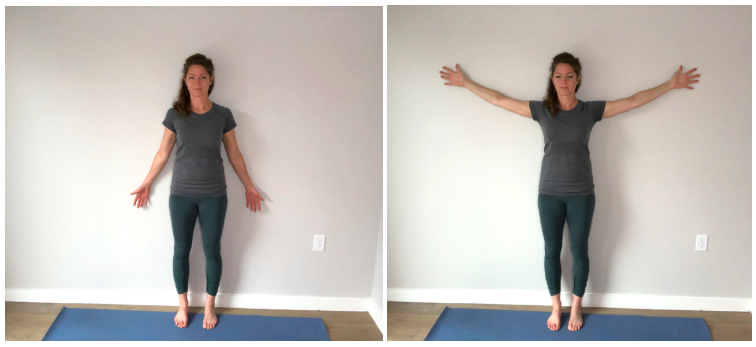 Exercise4-Head and Shoulder Press in Standing with Angel Wings