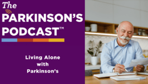 living alone with parkinson's a man smiling with the best mustached you've ever seen