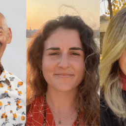 Kevin Kwok, Natasha Fothergill-Misbah, and Devon Fulford's headshots as they talk about stigma